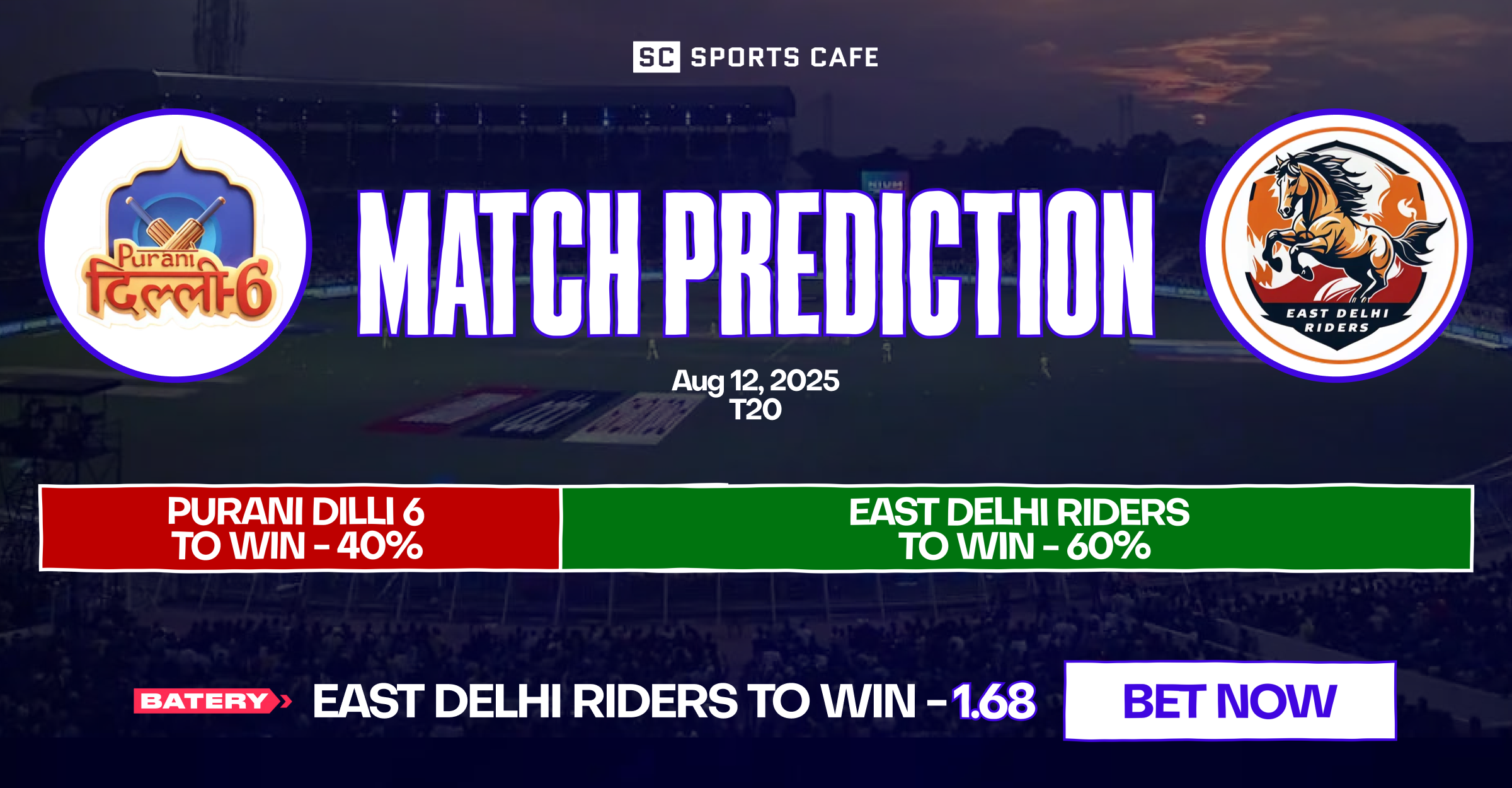 Purani Dilli 6 vs East Delhi Riders